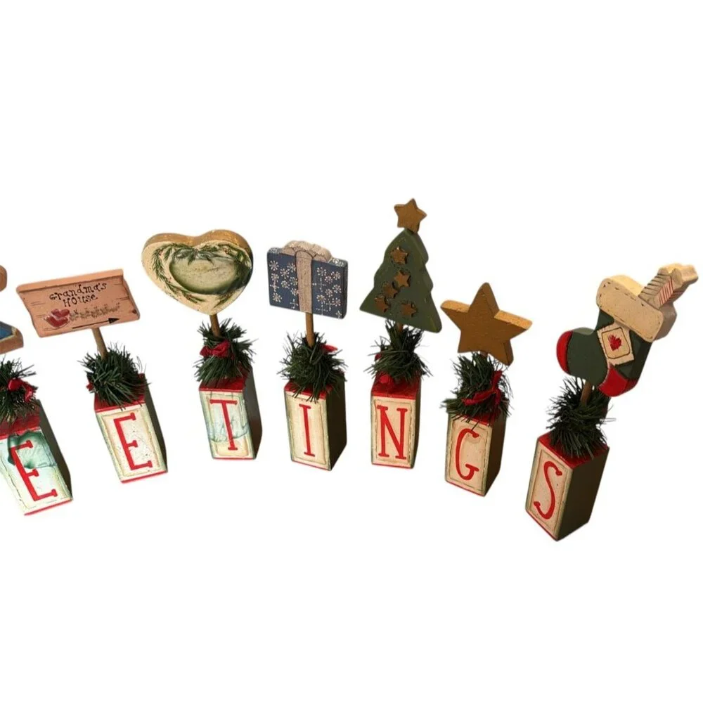 HM Wooden Blocks Christmas 